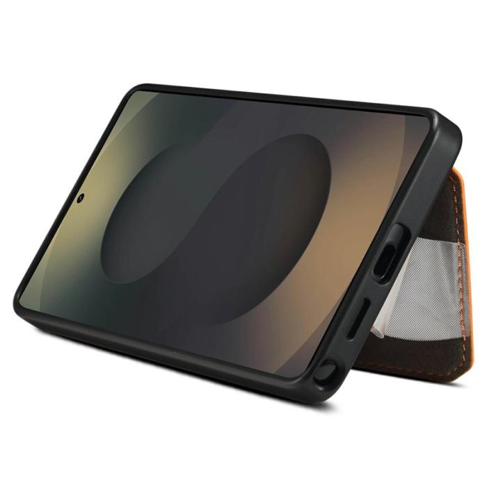 DENIOR - DENIOR Mobilskal för Samsung Galaxy S26 Ultra Magnetiskt Konstläder - Orange