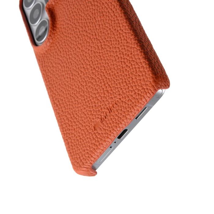 Melkco - MELKCO Mobilskal för Samsung Galaxy S26 Ultra Magnetiskt Äkta läder - Orange