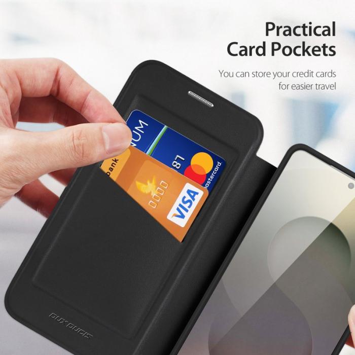 Dux Ducis - Dux Ducis Mobilskal för Samsung Galaxy S26 Ultra Magnetiskt Konstläder - Svart