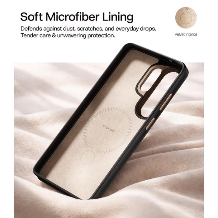 Torras - Torras Mobilskal för Samsung Galaxy S26 Ultra Magnetiskt Kickstand - Brun