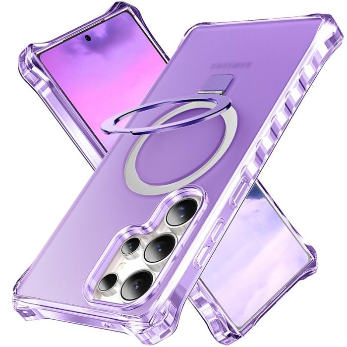 OEM - Mobilskal för Samsung Galaxy S26 Ultra Magnetiskt Kickstand - Lila