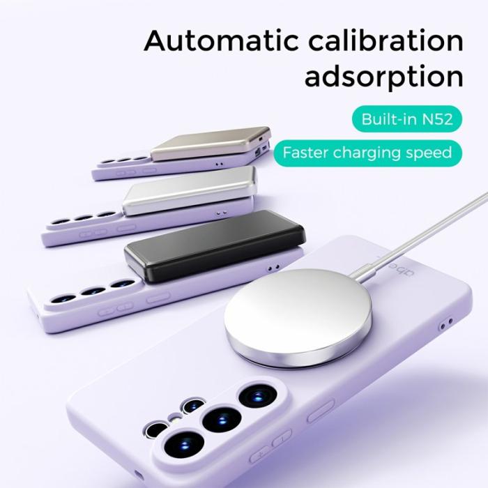 ABEEL - ABEEL Mobilskal för Samsung Galaxy S26 Ultra Magnetiskt Kickstand - Lila