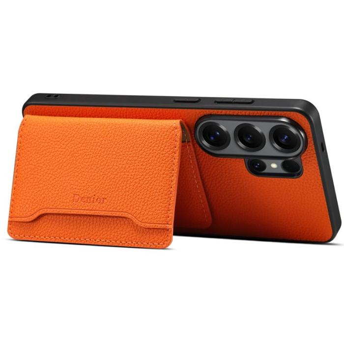 DENIOR - DENIOR Mobilskal för Samsung Galaxy S26 Ultra Magnetiskt Kickstand - Orange