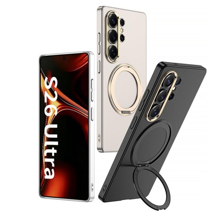 GKK - GKK Mobilskal för Samsung Galaxy S26 Ultra Magnetiskt Kickstand PC - Grön