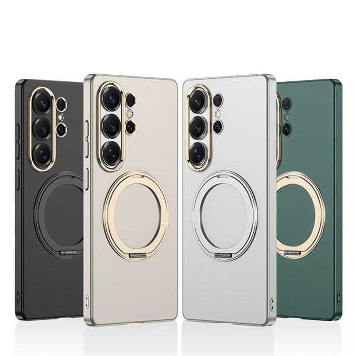 GKK - GKK Mobilskal för Samsung Galaxy S26 Ultra Magnetiskt Kickstand PC - Grön