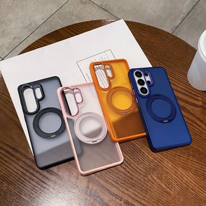 OEM - Mobilskal för Samsung Galaxy S26 Ultra Magnetiskt Kickstand PC + TPU - Blå