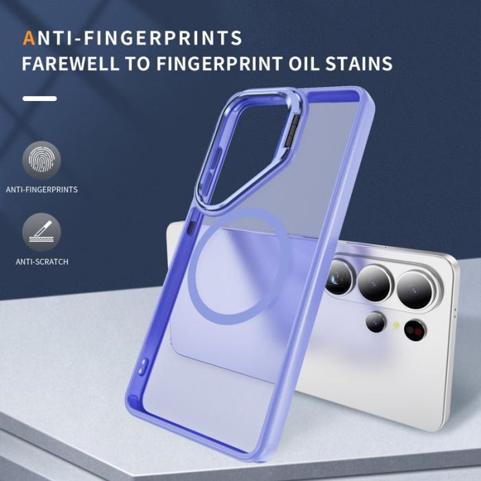 OEM - Mobilskal för Samsung Galaxy S26 Ultra Magnetiskt Kickstand PC + TPU - Ljuslila