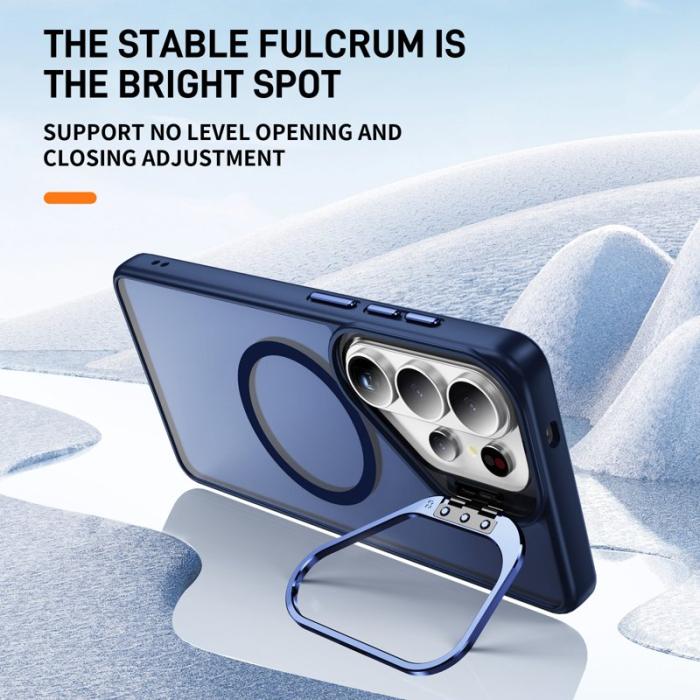 OEM - Mobilskal för Samsung Galaxy S26 Ultra Magnetiskt Kickstand PC + TPU - Safir