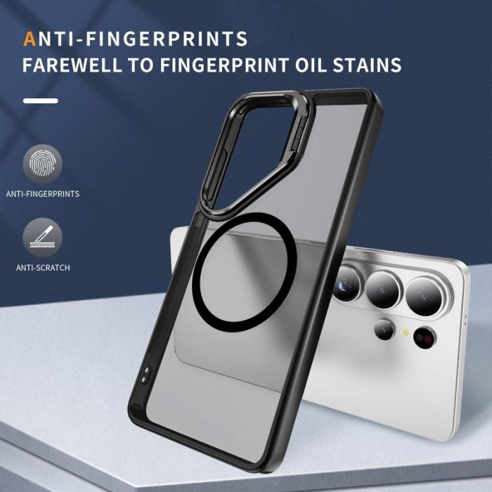 OEM - Mobilskal för Samsung Galaxy S26 Ultra Magnetiskt Kickstand PC + TPU - Svart