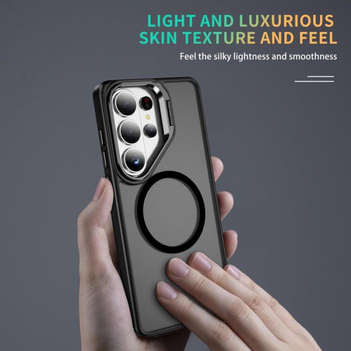 OEM - Mobilskal för Samsung Galaxy S26 Ultra Magnetiskt Kickstand PC + TPU - Svart