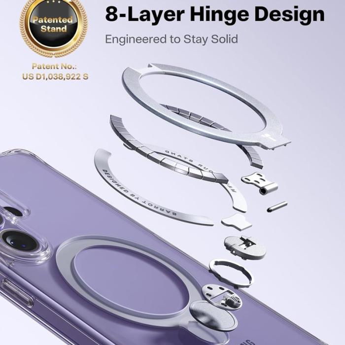 Torras - Torras Mobilskal för Samsung Galaxy S26 Ultra Magnetiskt Kickstand PC + TPU