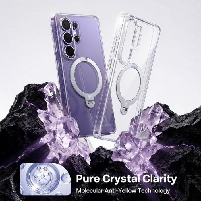 Torras - Torras Mobilskal för Samsung Galaxy S26 Ultra Magnetiskt Kickstand PC + TPU