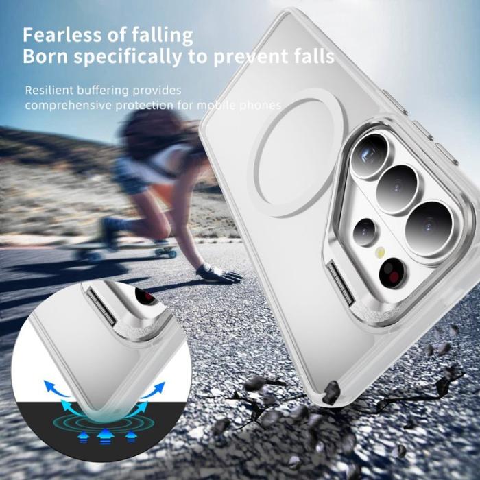 OEM - Mobilskal för Samsung Galaxy S26 Ultra Magnetiskt Kickstand - Transparent