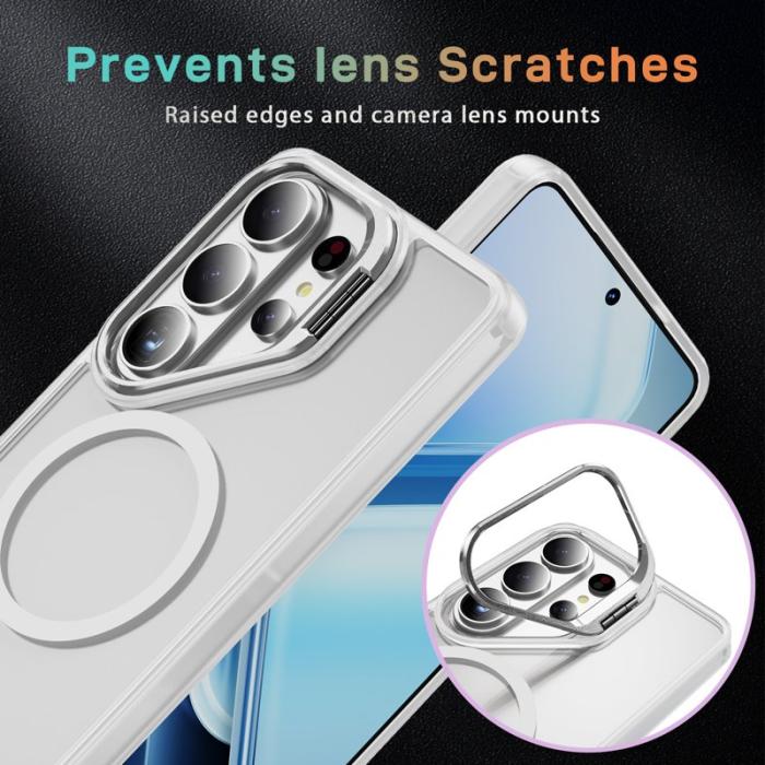 OEM - Mobilskal för Samsung Galaxy S26 Ultra Magnetiskt Kickstand - Transparent