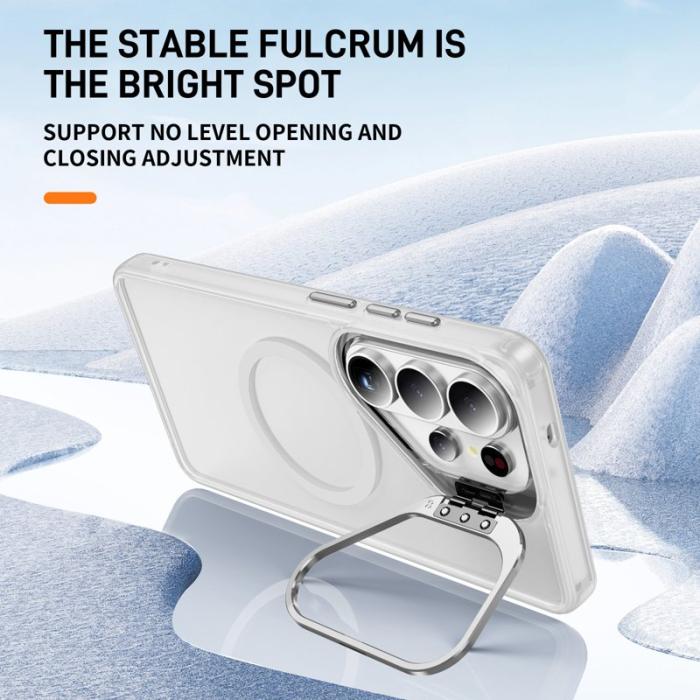 OEM - Mobilskal för Samsung Galaxy S26 Ultra Magnetiskt Kickstand - Transparent