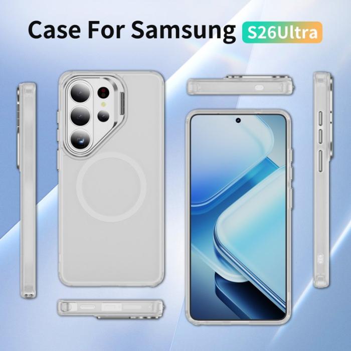 OEM - Mobilskal för Samsung Galaxy S26 Ultra Magnetiskt Kickstand - Transparent