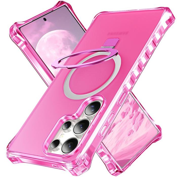 OEM - Mobilskal för Samsung Galaxy S26 Ultra Magnetiskt Kickstand - Rosa