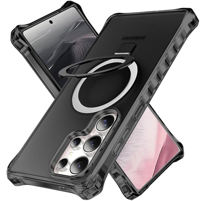 OEM - Mobilskal för Samsung Galaxy S26 Ultra Magnetiskt Kickstand - Svart