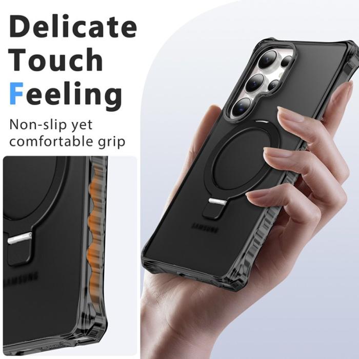 OEM - Mobilskal för Samsung Galaxy S26 Ultra Magnetiskt Kickstand - Svart