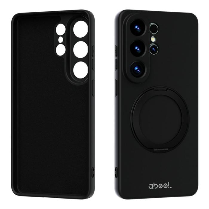 ABEEL - ABEEL Mobilskal för Samsung Galaxy S26 Ultra Magnetiskt Kickstand - Svart