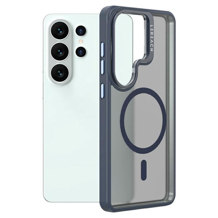 LeReach - LeReach Mobilskal för Samsung Galaxy S26 Ultra Magnetiskt Kickstand TPU - Blå