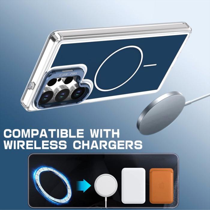 OEM - Mobilskal för Samsung Galaxy S26 Ultra Magnetiskt Kickstand TPU - Blå