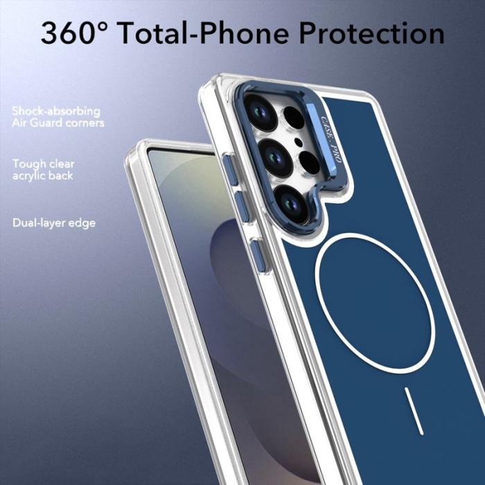 OEM - Mobilskal för Samsung Galaxy S26 Ultra Magnetiskt Kickstand TPU - Blå