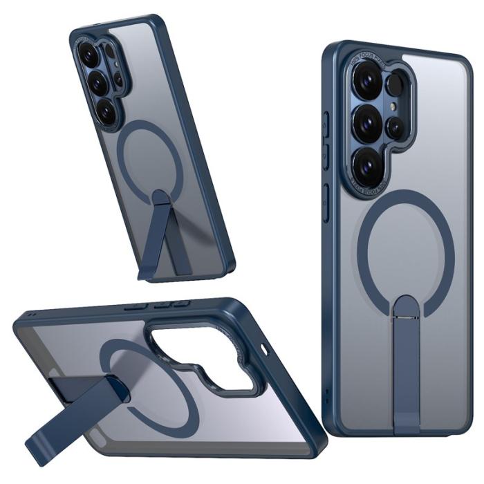 OEM - Mobilskal för Samsung Galaxy S26 Ultra Magnetiskt Kickstand TPU - Blå