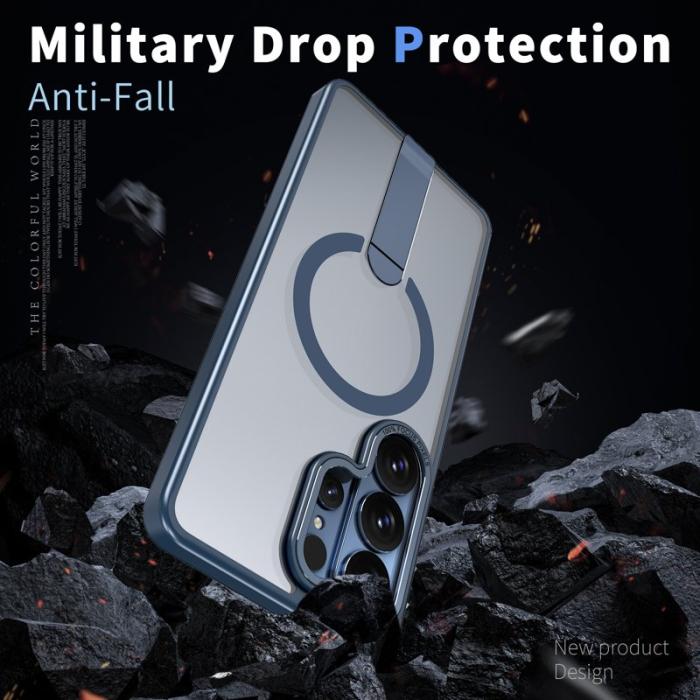 OEM - Mobilskal för Samsung Galaxy S26 Ultra Magnetiskt Kickstand TPU - Blå