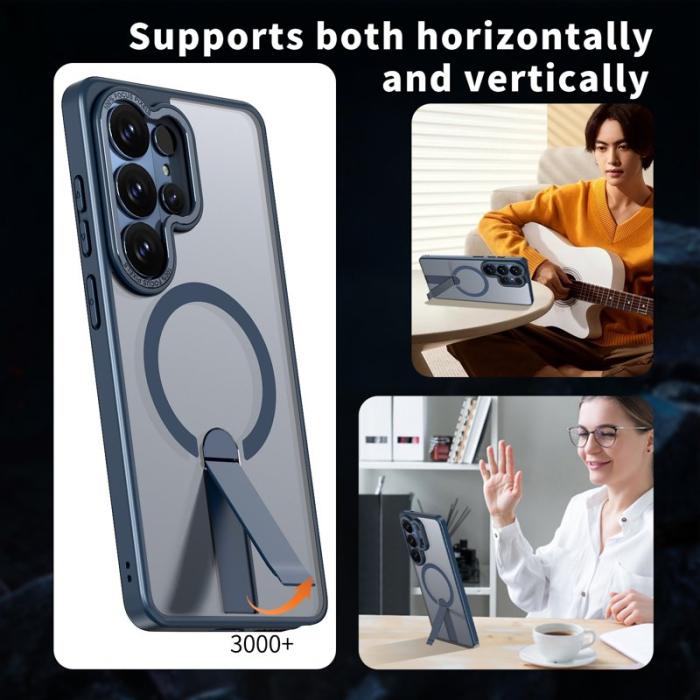 OEM - Mobilskal för Samsung Galaxy S26 Ultra Magnetiskt Kickstand TPU - Blå