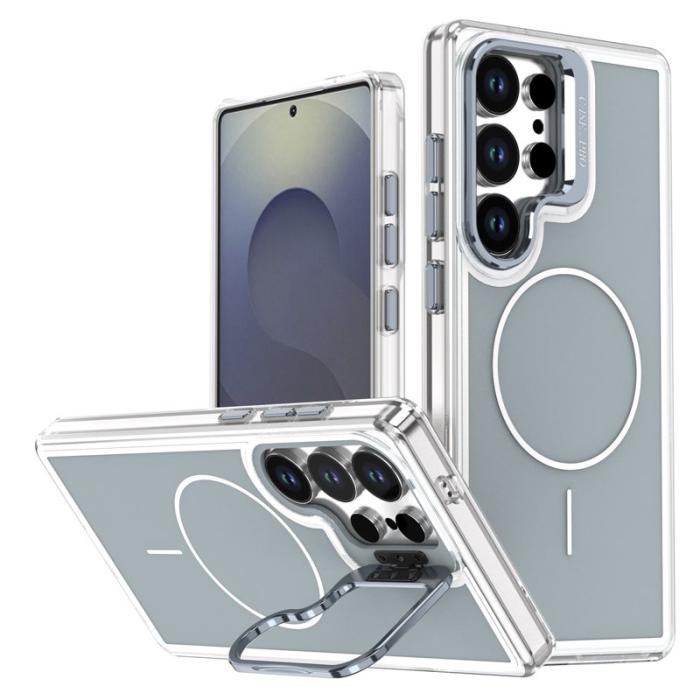 OEM - Mobilskal för Samsung Galaxy S26 Ultra Magnetiskt Kickstand TPU - Grå