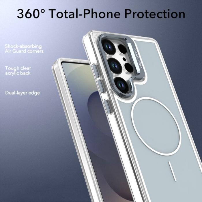 OEM - Mobilskal för Samsung Galaxy S26 Ultra Magnetiskt Kickstand TPU - Grå