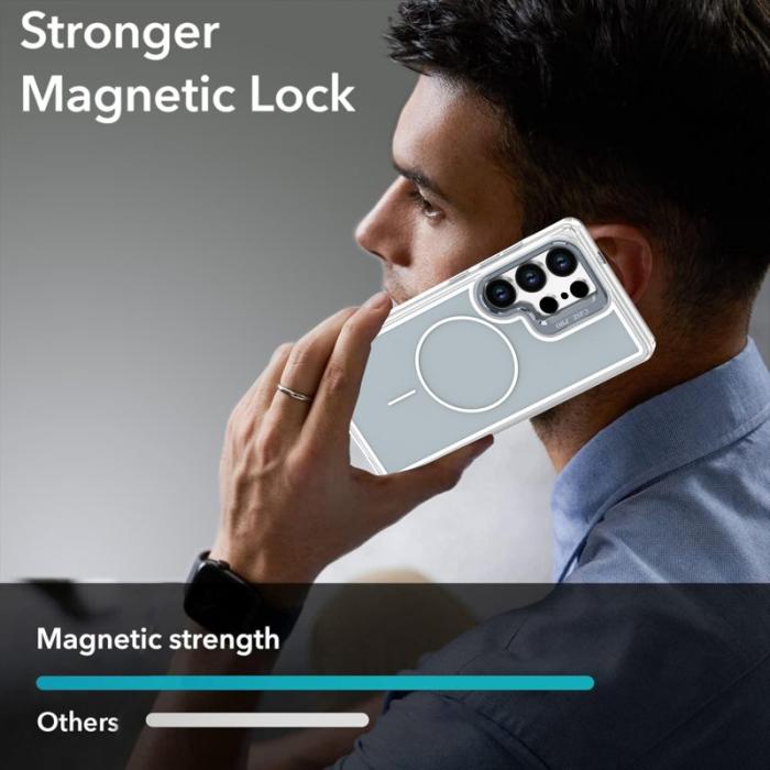 OEM - Mobilskal för Samsung Galaxy S26 Ultra Magnetiskt Kickstand TPU - Grå