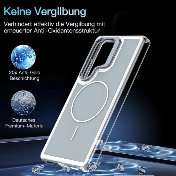 OEM - Mobilskal för Samsung Galaxy S26 Ultra Magnetiskt Kickstand TPU - Grå