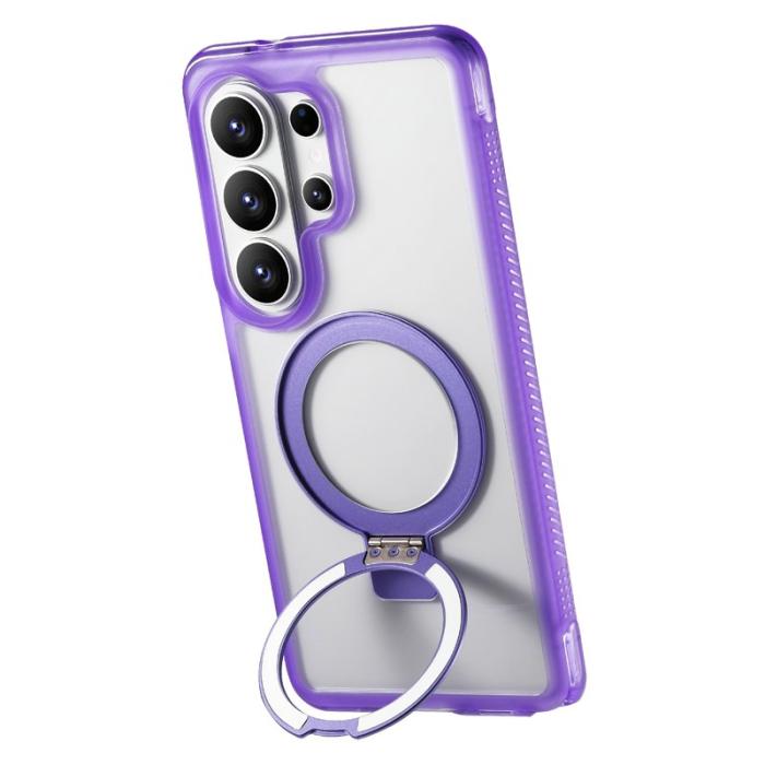OEM - Mobilskal för Samsung Galaxy S26 Ultra Magnetiskt Kickstand TPU - Lila