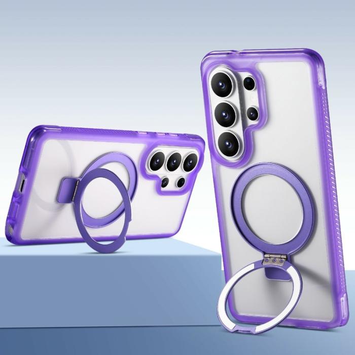 OEM - Mobilskal för Samsung Galaxy S26 Ultra Magnetiskt Kickstand TPU - Lila