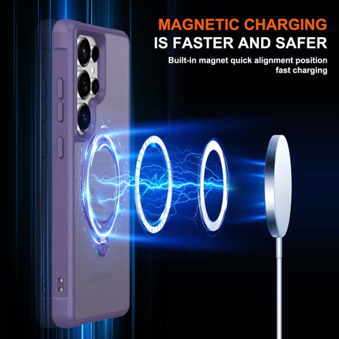 OEM - Mobilskal för Samsung Galaxy S26 Ultra Magnetiskt Kickstand TPU - Lila