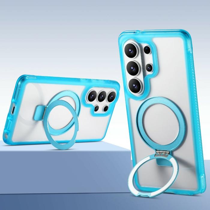 OEM - Mobilskal för Samsung Galaxy S26 Ultra Magnetiskt Kickstand TPU - Ljusblå