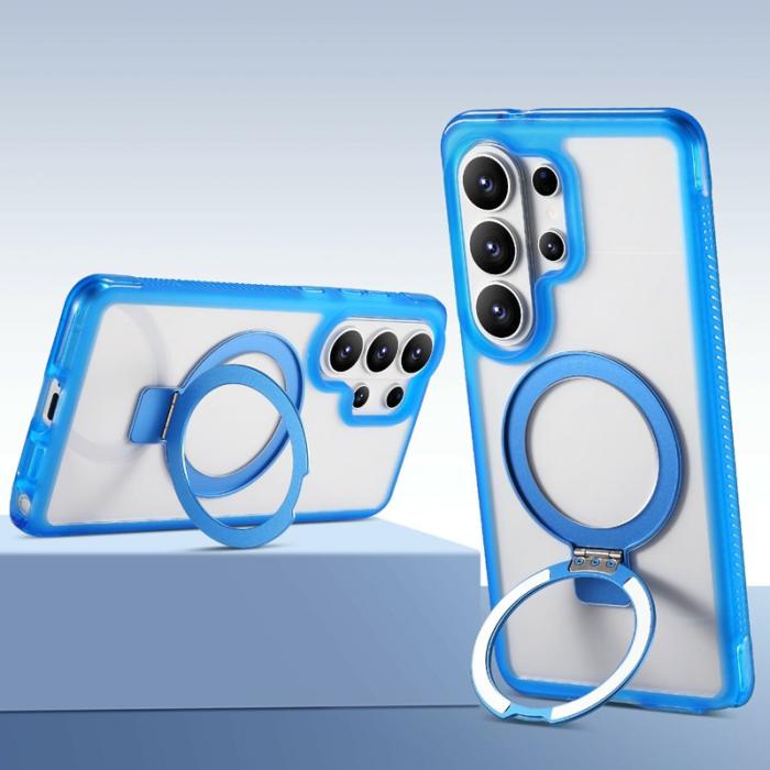 OEM - Mobilskal för Samsung Galaxy S26 Ultra Magnetiskt Kickstand TPU - Mörkblå