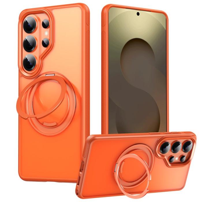 OEM - Mobilskal för Samsung Galaxy S26 Ultra Magnetiskt Kickstand TPU - Orange