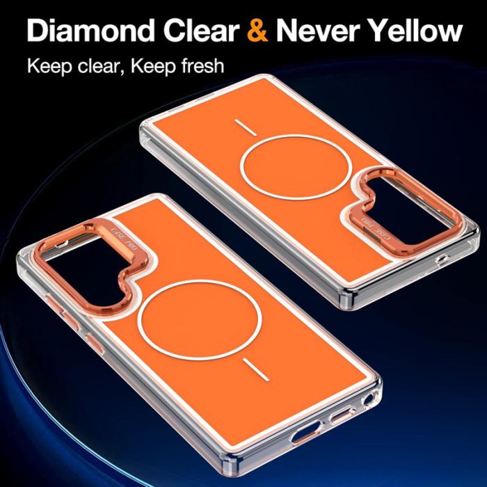 OEM - Mobilskal för Samsung Galaxy S26 Ultra Magnetiskt Kickstand TPU - Orange