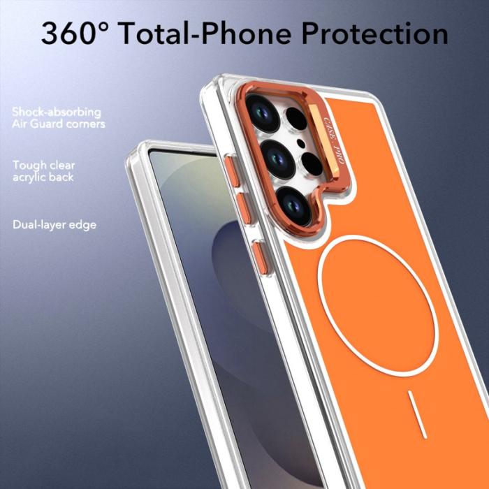 OEM - Mobilskal för Samsung Galaxy S26 Ultra Magnetiskt Kickstand TPU - Orange