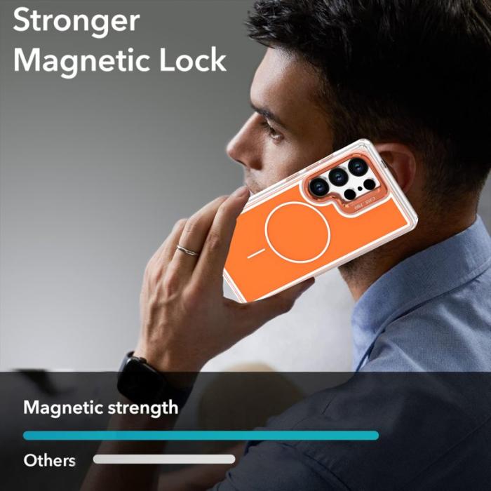 OEM - Mobilskal för Samsung Galaxy S26 Ultra Magnetiskt Kickstand TPU - Orange