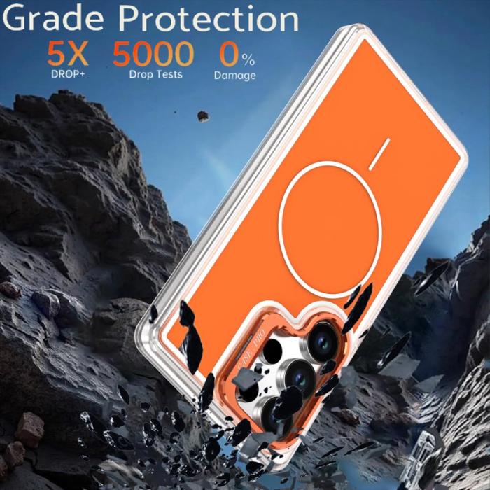 OEM - Mobilskal för Samsung Galaxy S26 Ultra Magnetiskt Kickstand TPU - Orange