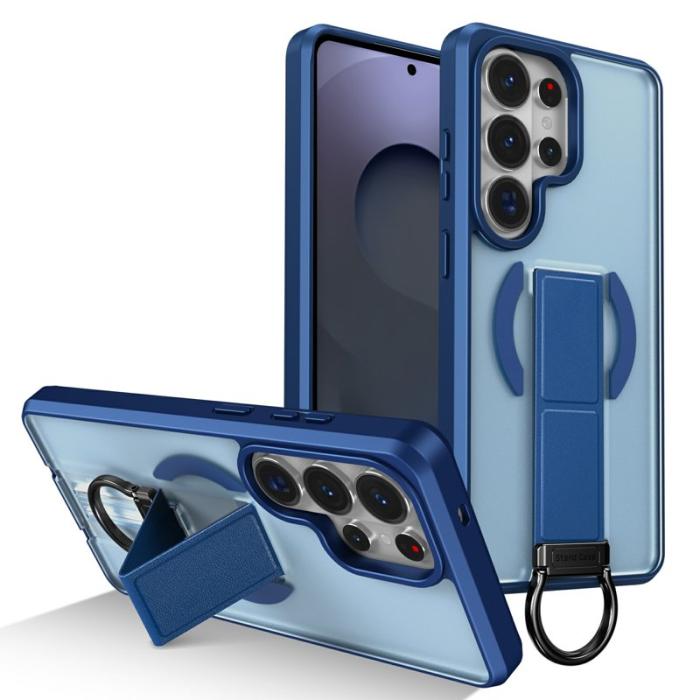 OEM - Mobilskal för Samsung Galaxy S26 Ultra Magnetiskt Kickstand TPU + PC - Blå