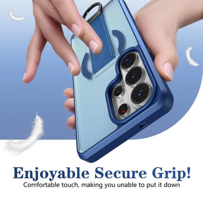 OEM - Mobilskal för Samsung Galaxy S26 Ultra Magnetiskt Kickstand TPU + PC - Blå