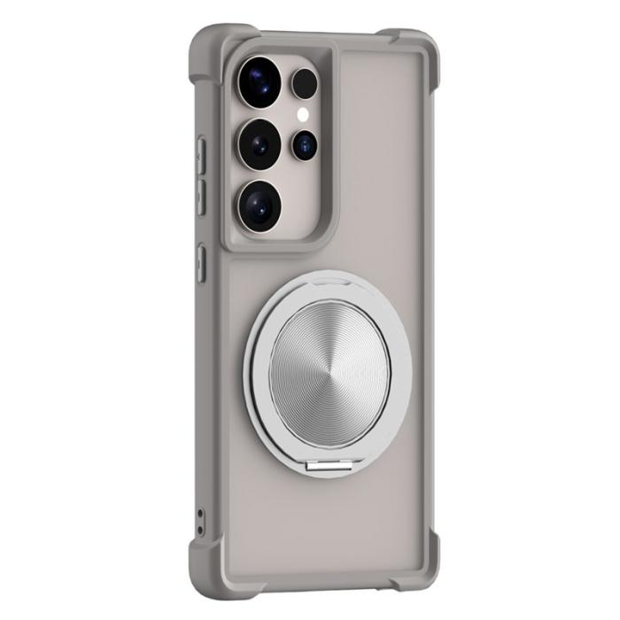 OEM - Mobilskal för Samsung Galaxy S26 Ultra Magnetiskt Kickstand TPU + PC - Grå