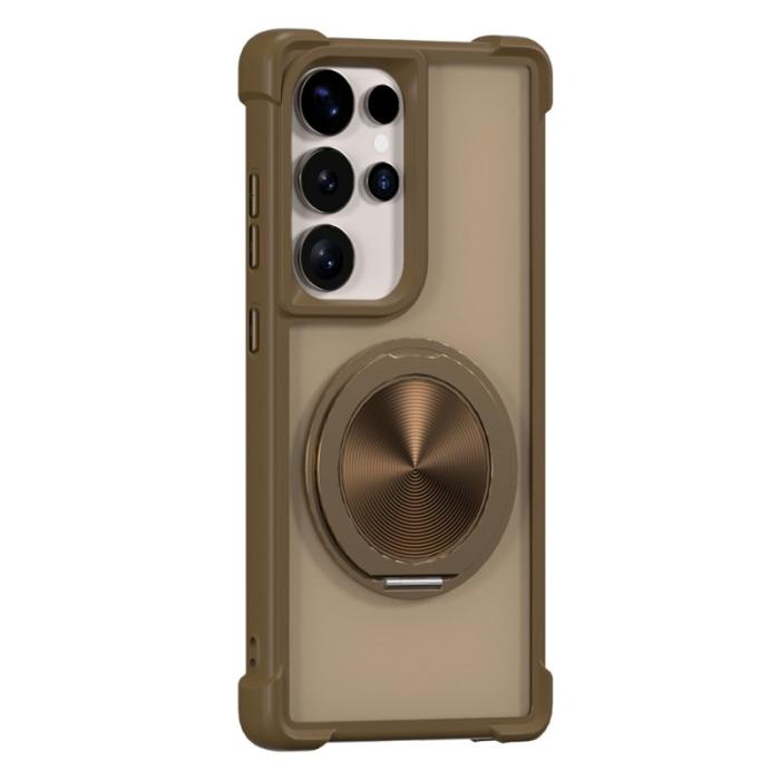 OEM - Mobilskal för Samsung Galaxy S26 Ultra Magnetiskt Kickstand TPU + PC - Guld