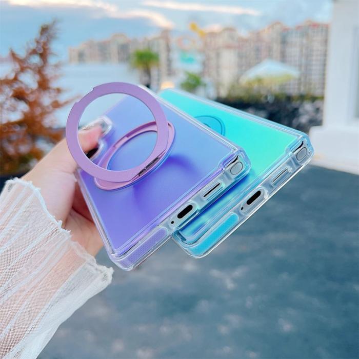 OEM - Mobilskal för Samsung Galaxy S26 Ultra Magnetiskt Kickstand TPU PC - Lila