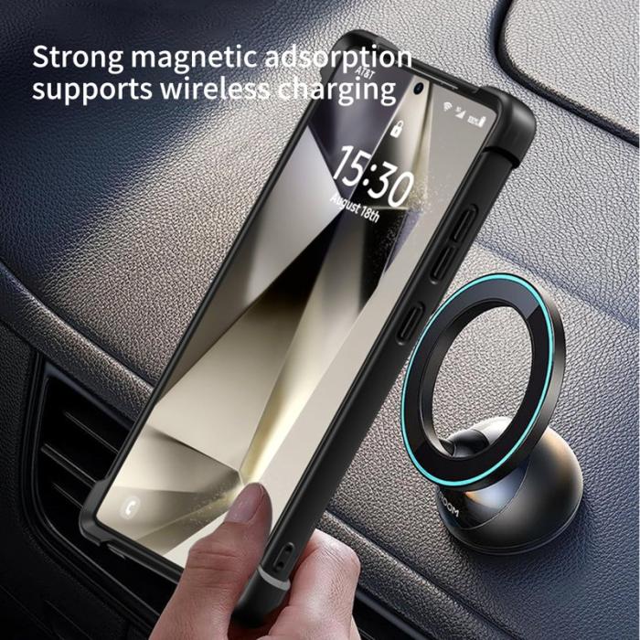 OEM - Mobilskal för Samsung Galaxy S26 Ultra Magnetiskt Kickstand TPU + PC - Svart